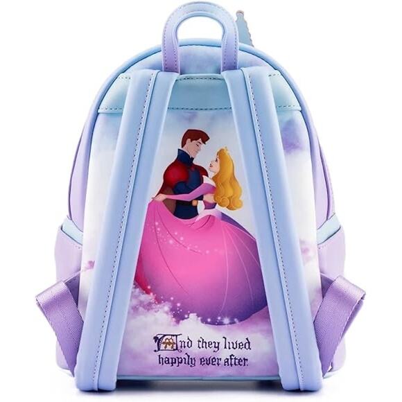DISNEY Loungefly Sleeping Beauty Castle Mini Backpack - Picture 3 of 5